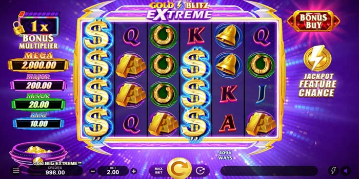 Simbol Wild Permainan Slot Gold Blitz Extreme